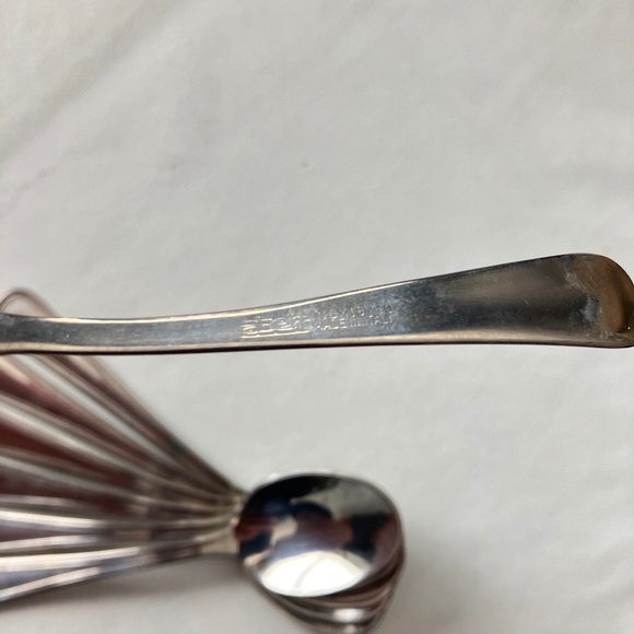 Abert INOX 18/10 Demitasse spoons Set of 7 Vintage - Picture 8 of 10